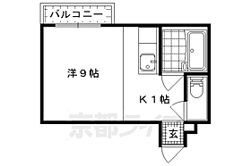 京都府京都市山科区勧修寺西金ケ崎（賃貸マンション1R・5階・19.85㎡） その2