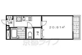 レオパレス伏見桃山 101 ｜ 京都府京都市伏見区鍋島町（賃貸マンション1K・1階・20.81㎡） その2