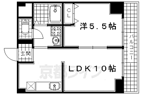 ファミーユ長谷川 305 ｜ 京都府八幡市美濃山幸水（賃貸マンション1LDK・3階・34.02㎡） その2