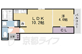 Ｄ－ＲＯＯＭ深草小久保町Ｂ 302 ｜ 京都府京都市伏見区深草小久保町（賃貸アパート1LDK・3階・37.74㎡） その2