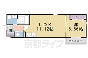 ＫＴＩレジデンス淀 102 ｜ 京都府京都市伏見区納所町（賃貸アパート1LDK・1階・37.70㎡） その2