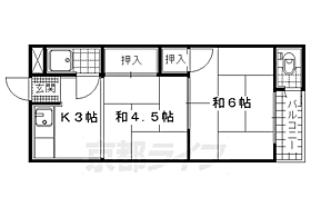 西川マンション 206 ｜ 京都府宇治市伊勢田町毛語（賃貸マンション2K・2階・23.00㎡） その2