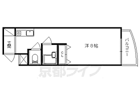 京都府京都市伏見区醍醐東合場町（賃貸マンション1K・4階・23.50㎡） その2