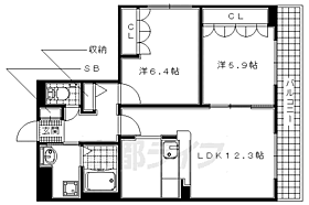 京都府木津川市梅美台4丁目（賃貸マンション2LDK・2階・58.99㎡） その2