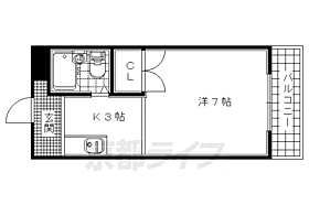 ＨＲＫスポーツレジデンス 1D ｜ 京都府宇治市伊勢田町中山（賃貸マンション1K・1階・20.27㎡） その2