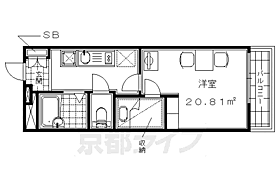 レオパレスインパクトII 102 ｜ 京都府京都市伏見区桃山町大島（賃貸マンション1K・1階・20.81㎡） その2