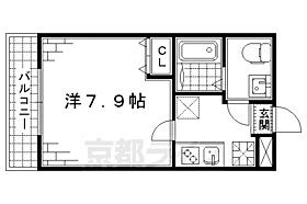 ＡＳフラッティ竹田 201 ｜ 京都府京都市伏見区深草下川原町（賃貸マンション1K・2階・23.19㎡） その1