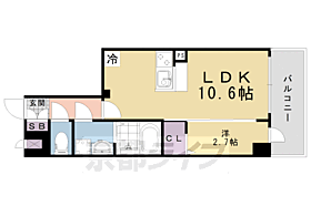 ＳＯＬ　ＣＲＥＳＴ　ＴＡＰＰ　伏見 303 ｜ 京都府京都市伏見区深草西浦町5丁目（賃貸マンション1LDK・3階・32.61㎡） その2