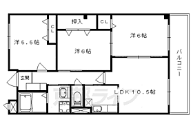 京都府京都市伏見区日野野色町（賃貸マンション3LDK・4階・66.20㎡） その2