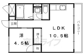 京都府京都市山科区御陵原西町（賃貸マンション1LDK・5階・35.50㎡） その2