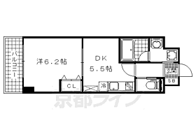 京都府京都市山科区御陵別所町（賃貸マンション1DK・4階・28.77㎡） その2