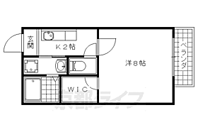 京都府京都市山科区御陵田山町（賃貸アパート1K・1階・26.25㎡） その2