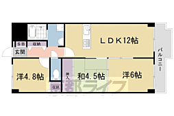 ハイクラスマンション 3階3LDKの間取り