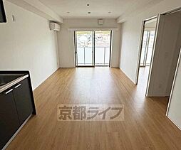 京都地下鉄東西線 椥辻駅 徒歩7分の賃貸マンション 4階2LDKのリビング/ダイニング