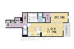 コティ　コルミオ 1階1LDKの間取り