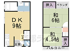 京阪京津線 追分駅 徒歩12分の賃貸一戸建て