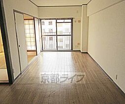 京都地下鉄東西線 椥辻駅 徒歩9分の賃貸マンション 3階2LDKのリビング/ダイニング