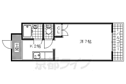 パウワウハウス 3階1Kの間取り