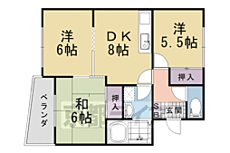 カーサ・イクシマ 3LDKの間取図画像