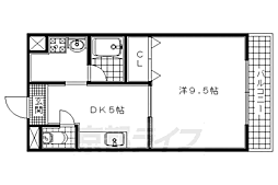 コンフォール大久保 3階1DKの間取り
