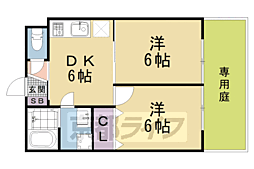 ＳＡＫＵＲＡ　ＶＩＬＬＡＧＥ 1階2DKの間取り