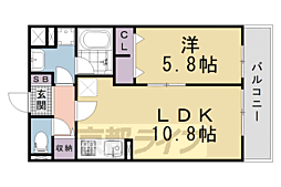 カシェ・ネロ吉祥 1LDKの間取図画像