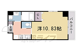 カーサショウエイ 1Kの間取図画像