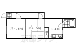 みやひハウス 2Kの間取図画像