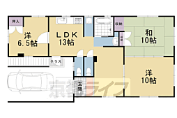 青山マンション 1DKの間取図画像