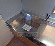 二口コンロ設置可能。