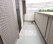 大きなバルコニーです。