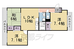 セントラルヴィレッジ 3LDKの間取図画像