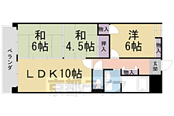 グランビア京都 3LDKの間取図画像