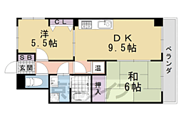 A・BIL-2 2DKの間取図画像