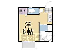 ローレルコート壱番館 1Kの間取図画像