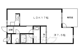 小兵衛 1LDKの間取図画像