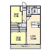 エアフォルクIII 405 ｜ 宮崎県宮崎市新栄町（賃貸マンション2LDK・4階・50.84㎡） その2