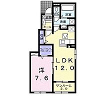 M.D.パレス　VII  ｜ 宮崎県宮崎市大塚町窪田（賃貸アパート1LDK・1階・50.14㎡） その2