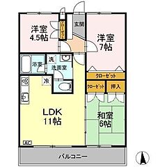 物件の間取り
