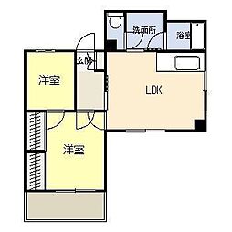 MATRIX 1LDKの間取図画像