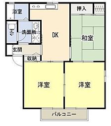 シャーメゾン・アルテミス 3DKの間取図画像