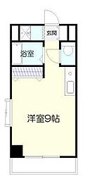 アシストビル ワンルームの間取図画像