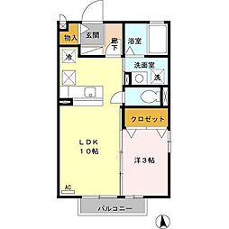 グラン・カーサ 1LDKの間取図画像