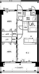 Y'sCourt 2LDKの間取図画像