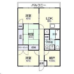 エトワール霧島 3SLDKの間取図画像