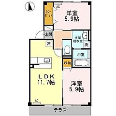 物件の間取り