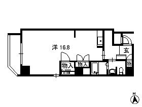 千葉県松戸市新松戸（賃貸マンション1R・6階・42.03㎡） その2