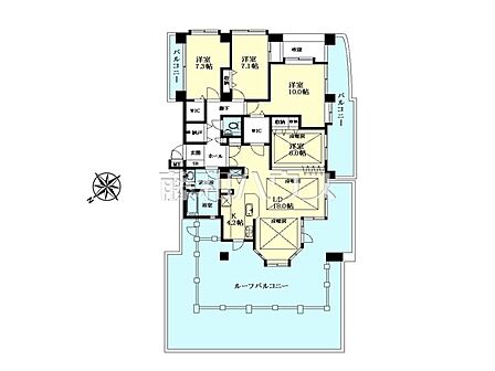 間取図 【 レーベンハイム朝霞台ヴェリアス】