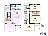 間取り：4号棟　間取図　【武蔵村山市残堀5丁目】