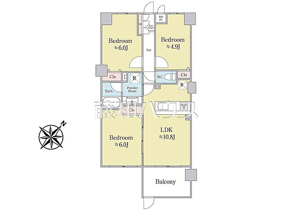 間取りを拡大表示